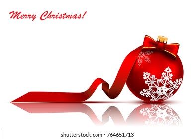 Boule Noël Rouge Stock Illustrations Images Vectors