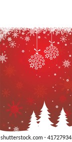 Christmas red banner