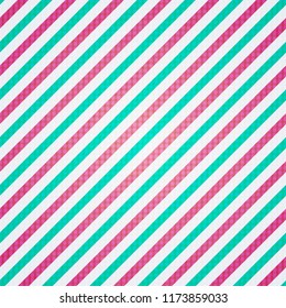 Christmas Red Green White Line Pattern Background Illustration