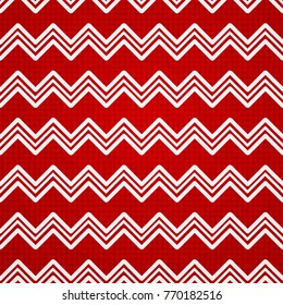 Christmas Red Green White Line Pattern Background Illustration