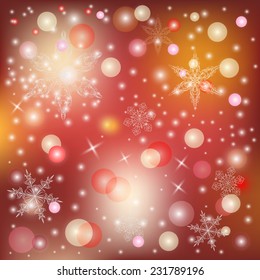 Christmas red shiny background