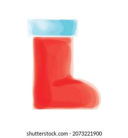 icono de llanura de medias rojas