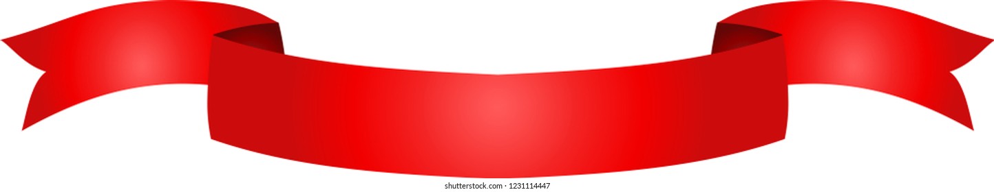 Christmas red title ribbon