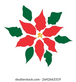 christmas red tree decoration. vector illustration 