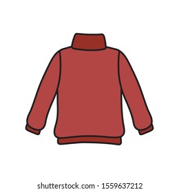 christmas red ugly sweater party decorative vector illustration