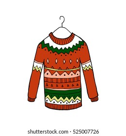 Christmas Red Vector Sweater