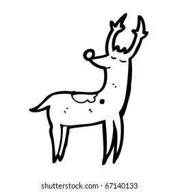christmas reindeer cartoon