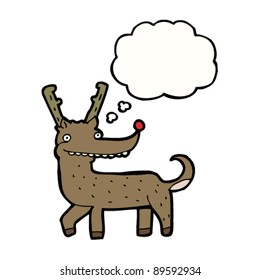 christmas reindeer cartoon character