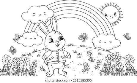 christmas reindeer coloring page. ready to print on standard 