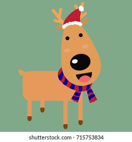 Christmas reindeer cute