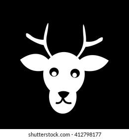 Christmas Reindeer Icon illustration design