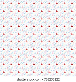 Christmas and reindeer seamless pattern. Merry christmas and happy new year. Vector Illustration.