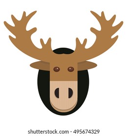 Christmas Reindeer vector drawing