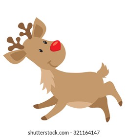 Christmas reindeer vector illustration