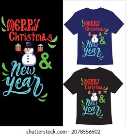 Christmas reindeer wearing Santa Claus hat. very detailed design and editable layers  Yo-Ho-Ho! Merry Christmas vintage circle t shirt design. This design also can be used in mugs, 