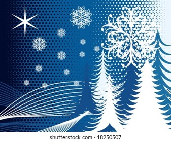christmas related ilustration  in vector format very easy to edit