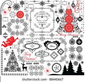 Christmas retro design