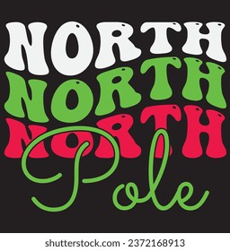 Christmas retro design, T-shirt design