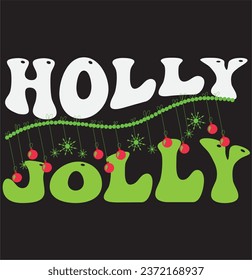 Christmas retro design, T-shirt design