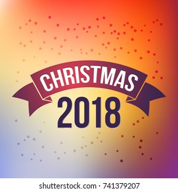 Christmas retro greeting card and background