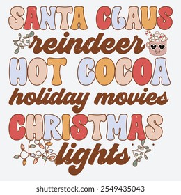 CHRISTMAS RETRO Heather Roberts Christmas Winter Holidays, Cut Files Cricut,