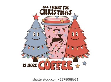 Christmas, Retro Christmas Quote , Merry christmas, Santa Claus, Christmas Coffee