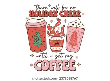 Christmas, Retro Christmas Quote , Merry christmas, Santa Claus, Christmas Coffee