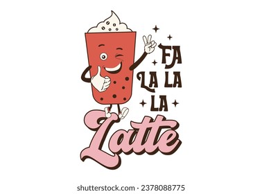 Christmas, Retro Christmas Quote , Merry christmas, Santa Claus, Christmas Coffee