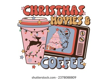 Christmas, Retro Christmas Quote , Merry christmas, Santa Claus, Christmas Coffee