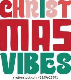 christmas retro svg bundle and eps file