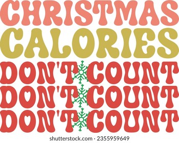 christmas retro svg design and eps file