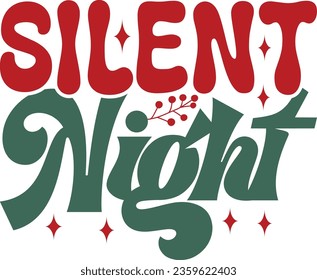 christmas retro svg design and eps file