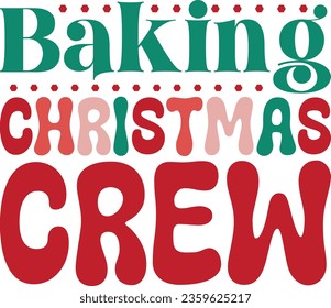 christmas retro svg design and eps file
