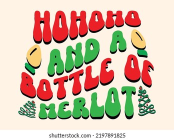 Christmas retro t-shirt design vector file