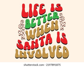 Christmas retro t-shirt design vector file