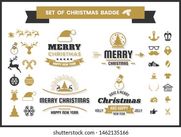 christmas Retro Vector for banner, poster, flyer