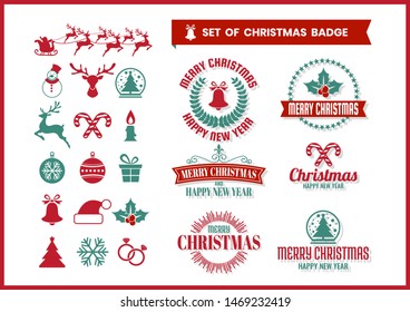 christmas Retro Vector for banner, poster, flyer