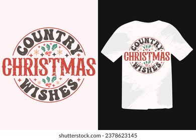 Christmas retro vintage T-shirt Design, Funny Christmas Quotes, Winter Quote, Christmas Saying, Holiday EPS T-shirt