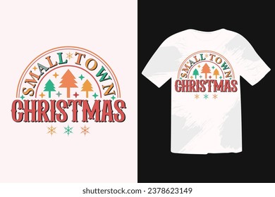 Diseño de camisetas retro vintage de Navidad, Citas divertidas de Navidad, Cita de invierno, Camiseta EPS de Navidad