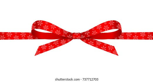 Christmas ribbon bow