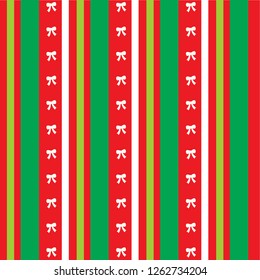 Christmas ribbon red line pattern vector