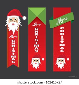 Christmas ribbon with Santa character