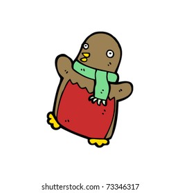caricatura de natal robin