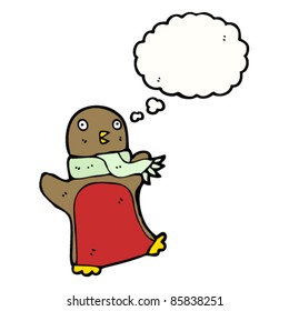 christmas robin dancing cartoon