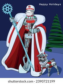 Robot navideño Papá Noel