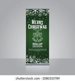 Christmas roll up ,pull up ,vertical x banner modern abstract design
