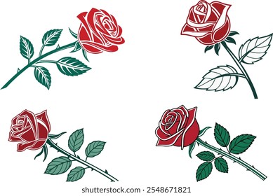 Weihnachtsrose, Vektorgrafik