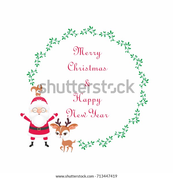 Round Fl Frame Image Cute Stock Vector Royalty Free