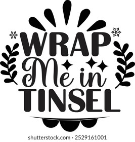 Navidades Diseño de Vector de tipografía de signo redondo
