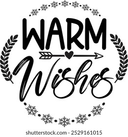 Navidades Diseño de Vector de tipografía de signo redondo